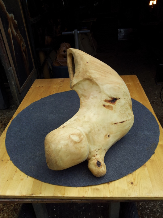 genitale Hohlräume, Linde, 30x86x75 cm