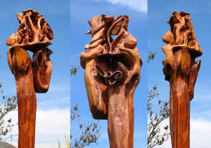 Pflaumengeschichten, 110 cm hoch (2007)