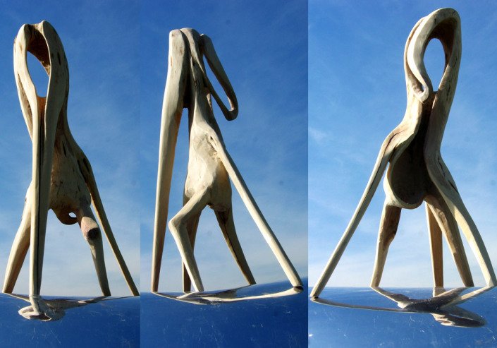 Fünffüßler, Eibe, ca. 60x40x30 cm